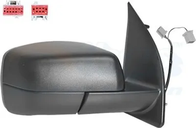 Produktbild von VAN WEZEL 0250818 Außenspiegel Seitenspiegel Rechts für LAND ROVER Freelander 2 SUV (L359) Konvex Beheizt