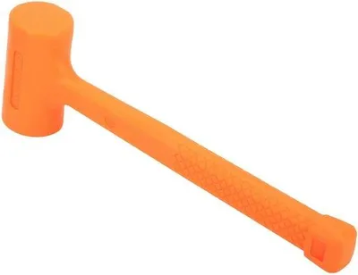 Produktbild von Gummiger Hammer - Rückstoßfreier Hammer für Installationsarbeit, Weiches Oberflächen, 0,5 Pfund