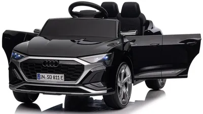 Zdjęcie produktu dla Elektryczne autko dla dzieci Playhouse Audi SQ8 RS 4x4, fotel z imitacji skóry, 4 amortyzatory, koła EVA, akumulator 12V 7Ah, Bluetooth, pilot zdalnego sterowania, autko dla dzieci