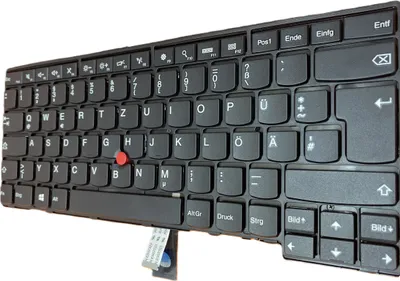 Produktbild von DEUTSCHE - Tastatur mit Trackpoint kompatibel für LENOVO IBM ThinkPad Edge E440 (20C50050US)