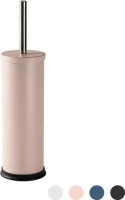Produktbild von Harbour Housewares Harbor Haushalt Stainless Steel Bad Toilettenbürste und Halter - Matte Rosa
