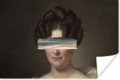 Produktbild von MuchoWow® Poster Johanna Henriëtte Engelen - Dubois Drahonet - Gemälde 120x80 cm - Bilder