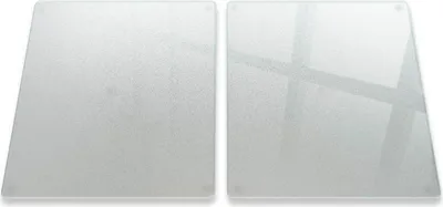 Produktbild von Doppelpack Glas Wandverkleidung - ESG Sicherheitsglas - Küchen Schutzplatte - Herd Rückwand Glas - Hitzeschutz - Pflegeleicht - Modern - 40x52cm
