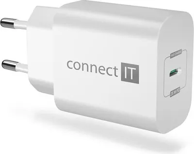 Immagine prodotto di CONNECT IT Adattatore di ricarica Voyager2 1×USB-C, 25W PD, BIANCO