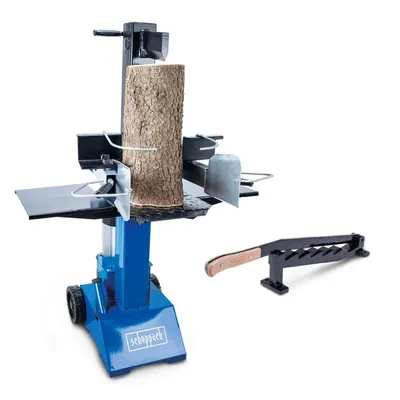 Produktbild von Scheppach Holzspalter HL810 inkl. Spanmesser | 230V Anschluss - 3500W Leistung | Hydraulikspalter stehend | Spaltlänge 550mm | Durchmesser 300mm | 8 t