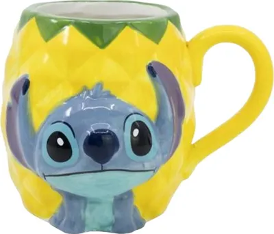 Immagine prodotto di Lilo & Stitch - Tazza da caffè, ananas, "Stitch" CD1883 (taglia unica) (colorata)