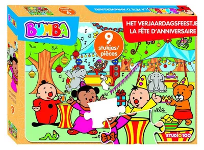 Produktbild von Bumba-Puzzle „Die Geburtstagsparty“, 9 Teile