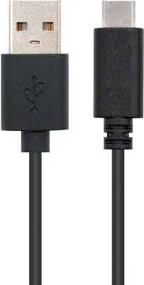 Obrázek produktu pro Nanocable USB 2.0, 0.5m, 0,5 m, USB C, USB A, USB 2.0, Samec/samec, Černá