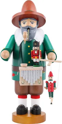 Produktbild von Puppenspieler mit Spielwerk (36cm) Räuchermann von Richard Glässer