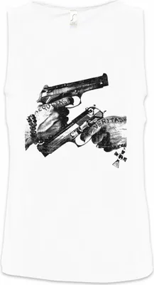 Produktbild von Urban Backwoods Veritas Aequitas, Ärmelloses T-Shirt, Farbe: Weiß, Größe: 5XL