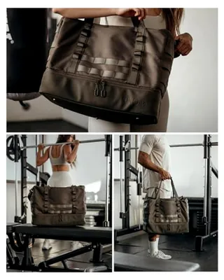 Produktbild von Sporttasche Herren und Damen - Taktische Reisetasche Groß 32L Wasserabweisend mit Schuhfach & Nassfach - Weekender Travel Bag & Duffle Bag Schwarz