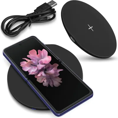 Produktbild von Qi Ladegerät für Samsung Galaxy Z Flip 7 / FE 6 5 4 Fold 7 6 5 4 15W Ladestation