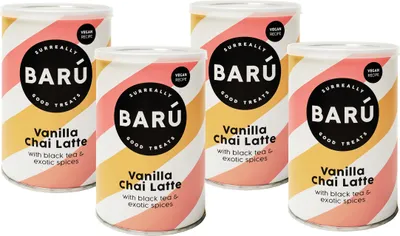 Produktbild von Barú Vanilla Chai Latte – 4 x 250 g – 48 Tassen