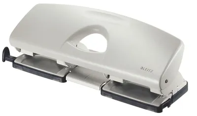 Immagine prodotto di Leitz 5022-00-85 Punzonatura a doppio foro - 16 fogli, con guida di arresto, grigio