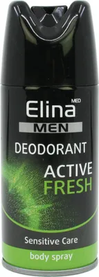 Produktbild von 3 x Deospray Deodorant  Elina 150ml for men Active Fresh