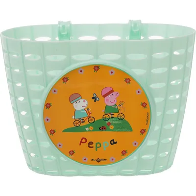 Produktbild von Bike Fashion Kinder Fahrrad Lenkerkorb "Peppa Pig (Wutz)", mint