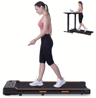 Image de Loopband compact – Tapis de course compact – Tapis de course pour la maison – Tapis de course pour le bureau – Silencieux – Léger – Capacité maximale : 120 kg