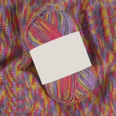 Produktbild von Handstrickgarn Farbverlauf 5 x 50 g Acryl weich zum Stricken & Häkeln Bunt