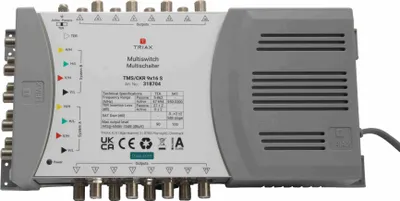 Image de Multicommutateur simple TRIAX, 9/16, avec bloc d'alimentation, 1 pièce.