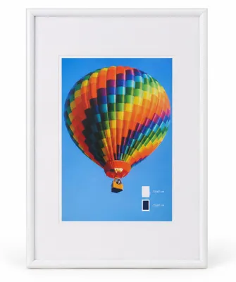 Produktbild von Ideal Life Kunststoff Bilderrahmen Wanddeko Collage Poster Bilder Foto Rahmen - Farbe: Weiß | Format: 30x45