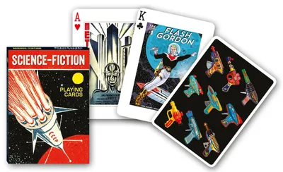 Produktbild von Piatnik 1659 - Kartenspiel "Science-Fiction", 55 Blatt