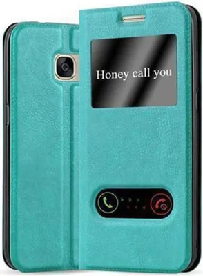 Produktbild von Cadorabo Schutzhülle für Samsung Galaxy S7 Hülle in Türkis Handyhülle Book Case Cover Etui