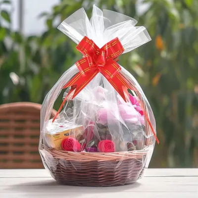 Set von 20 transparenten Cello-Geschenktaschen