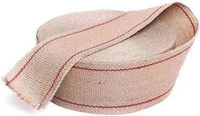 Image de Ruban en jute - Ruban décoratif pour chaises - 25 mètres - Rouge
