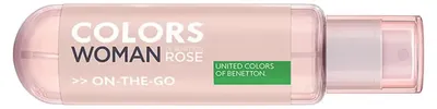 Zdjęcie produktu dla Benetton On The Go Rose – woda toaletowa dla kobiet, 30 ml