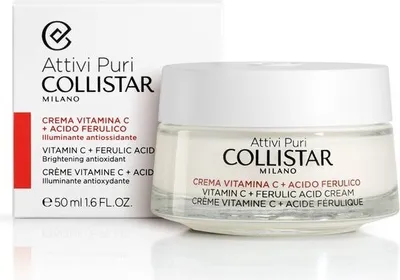 Produktbild von Collistar Vitamin C + Ferulic Acid Cream, Tages- & Nachtcreme, Frauen, Jeder Hauttyp, Feuchtigkeitsspendend, Schutz, Revitalisierend, Glanz, Weichmachend, 50 ml, Topf