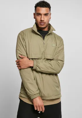 Produktbild von Urban Classics TB2748 | Stand Up Collar Pull Over Jacket S bis XXL - Farbe: Khaki - Größe: M