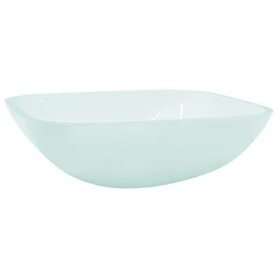 Image de Lavabo en verre vidaXL 42 x 42 x 14 cm, mat