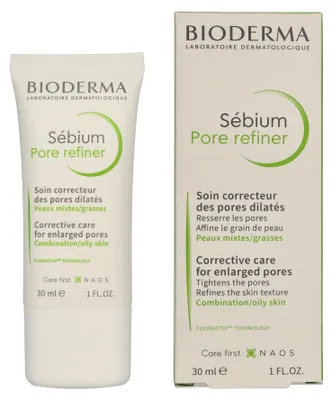 Produktbild von Bioderma Sébium Pore refiner, Reinigungscreme, Mischhaut, ölige Haut, Glättend, Tube, AQUA/WATER/EAU, METHYL METHACRYLATE CROSSPOLYMER, DIPROPYLENE GLYCOL, CYCLOPENTASILOXANE,..., 30 ml