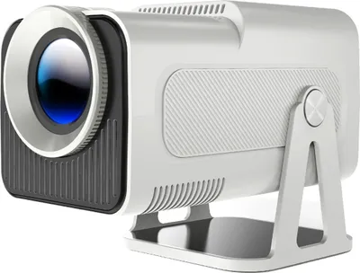 Immagine prodotto di Proiettore portatile, risoluzione 1080P, luminosità 18000 lumen, bianco, spina UE