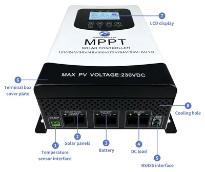 Produktbild von Solarladeregler MPPT 60A - 9600W - 12V bis 96V - Für autarke Solaranlagen