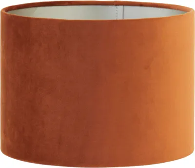 Obrázek produktu pro Light & Living - stínidlo - Velours - oranžová - textilie - Ø 25cm - E27 - 2225049