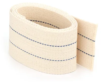 Plattdocht 10 m x 64 mm, 100% Baumwolle, für Öllampen