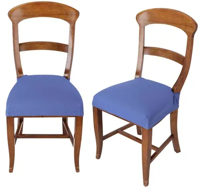 Stuhlbezüge 2er-Pack, vlekafstotend, Blütenmuster, 95% Polyester