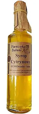 SYROP CYTRYNOWY LEMONIADA 500ML PIWNICZKA BABUNI