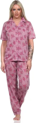 Obrázek produktu pro Dámské dvoudílné pyžamo; starorůžové M/38
