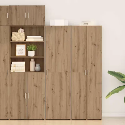 Produktbild von vidaXL Highboard Artisan-Eiche 50 x 42,5 x 185 cm