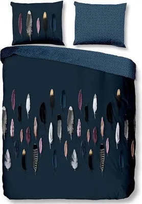 Immagine prodotto di Good Morning Good Morning Piume - Copripiumino - Matrimoniale - 200x200/220 cm + 2 federe 60x70 cm - Blu