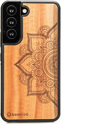 Produktbild von Holzhülle für Samsung Galaxy S22 MANDALA APFELBAUM
