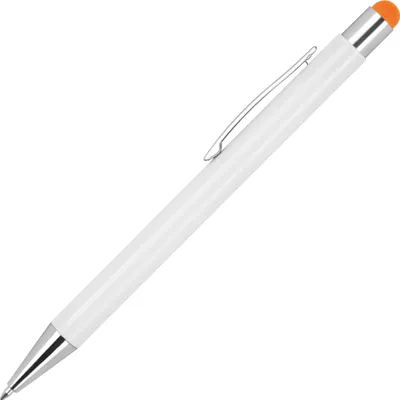 Produktbild von 10 Touchpen Kugelschreiber / aus Metall / Stylusfarbe: orange