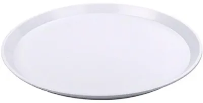 Produktbild von Tablett - weis - Kunststoff - D34x2 cm - rund - Serviertablett