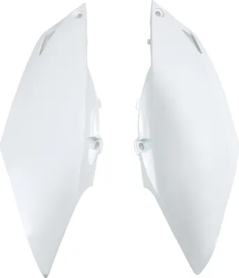 Immagine prodotto di Carene laterali UFO PLAST, set da 2 pezzi per Honda CRF R 250 / 450 cc, anni di produzione 2013-2017, colore: bianco OEM