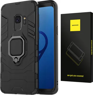 Immagine prodotto di SPACECASE Custodia protettiva X-ring per Galaxy S9 Nero
