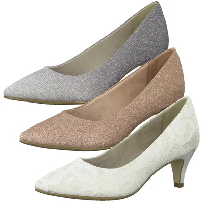 Produktbild von Tamaris 1-22415-24 Damen Schuhe Pumps Glamourös, Größe:39 EU, Farbe:Silber