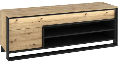 Obrázok produktu pre Komoda RTV QUANT QA04 dub artisan + čierna