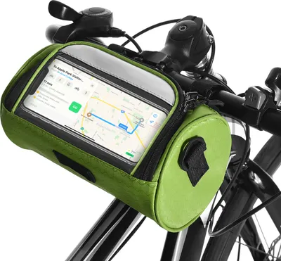 Produktbild von Lixada Fahrrad Lenkertasche wasserdichte Fahrradtasche mit Touchscreen PVC-Sichtfenster, Umhängetasche Multifunktionale Fahrradtasche für Fahrräder Vorne Fahrradpackung